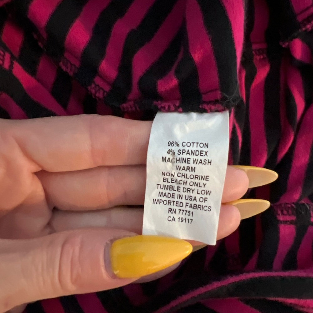 Betsey Johnson 00’s striped ruffle butt dress size medium - Picture 7 of 8